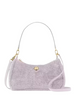 Kate Spade New York Kayla Faux Fur Small Convertible Shoulder Bag Violet Mist