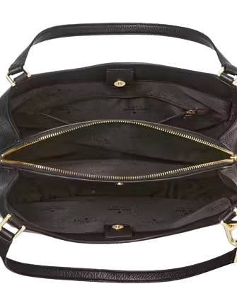 Kate Spade New York Kayla Large Triple Compartment Shoulder Bag Black