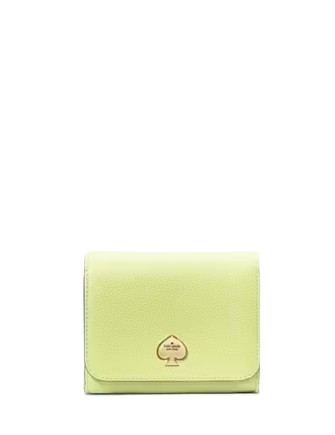 Kate Spade New York Kayla Small L-Zip Wallet Lime Slushy