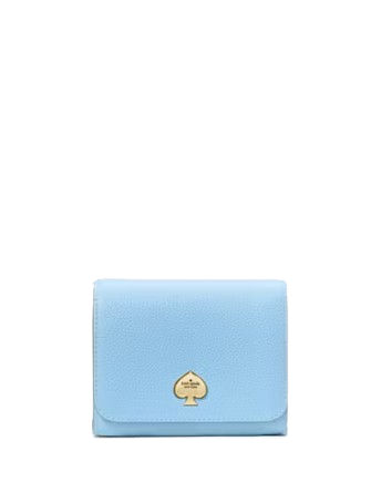 Kate Spade New York Kayla Small L-Zip Wallet Montauk Blue