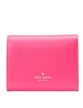 Kate Spade New York Kayla Small L-Zip Wallet Wild Pink