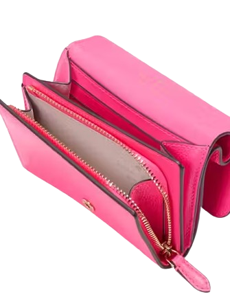 Kate Spade New York Kayla Small L-Zip Wallet Wild Pink