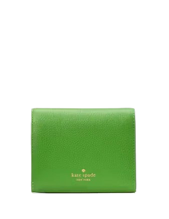 Kate Spade New York Kayla Small L-zip Wallet KS Green