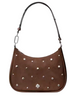 Kate Spade New York Kayla Suede Studs Large Shoulder Bag Hot Fudge