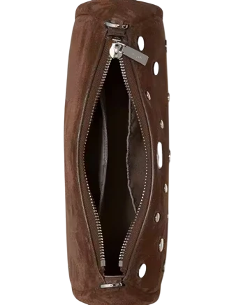 Kate Spade New York Kayla Suede Studs Small Convertible Shoulder Bag Hot Fudge