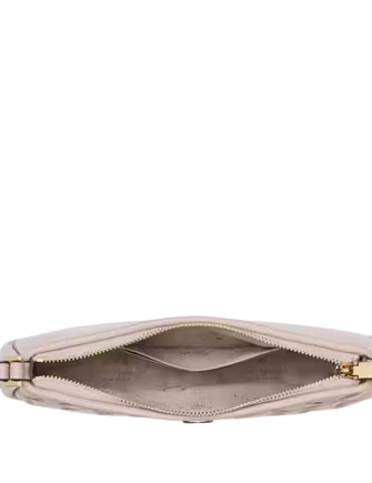 Kate Spade New York Kayla Woven Leather Convertible Wristlet Cozy Grey