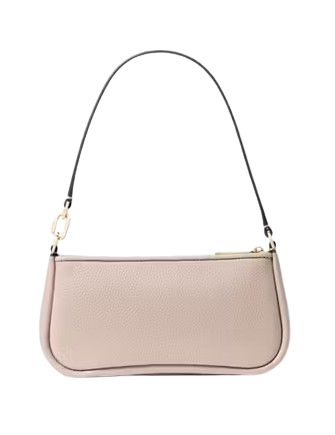 Kate Spade New York Kayla Woven Leather Convertible Wristlet Cozy Grey