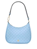 Kate Spade New York Kayla Woven Leather Large Shoulder Bag Montauk Blue