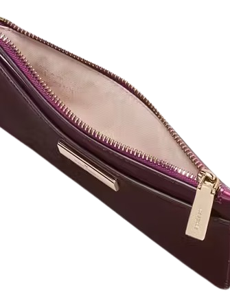 Kate Spade New York Kenzie Boxed Large Slim Cardholder Dark Raspberry