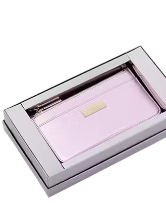 Kate Spade New York Kenzie Boxed Large Slim Cardholder Quartz Pink