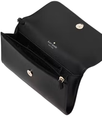 Kate Spade New York Kenzie Boxed Medium Flap Wristlet Black