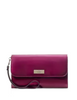 Kate Spade New York Kenzie Boxed Medium Flap Wristlet Dark Raspberry