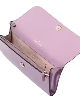 Kate Spade New York Kenzie Boxed Medium Flap Wristlet Quartz Pink