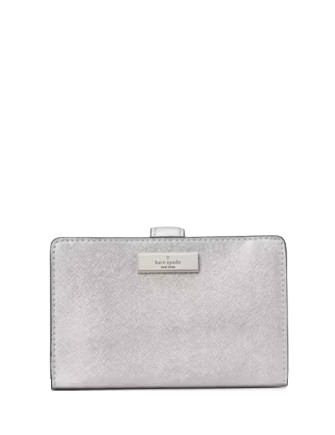 Kate Spade New York Kenzie Boxed Metallic Medium Compact Wallet Kate Spade New York Kenzie Boxed Metallic Medium Compact Wallet