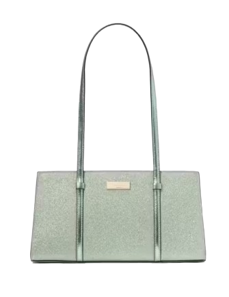 Kate Spade New York Kenzie Glitter Medium Shoulder Bag Seawater