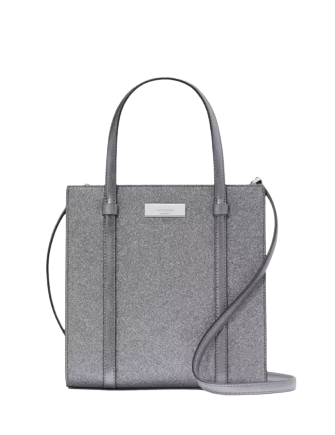 Kate spade silver tote outlet