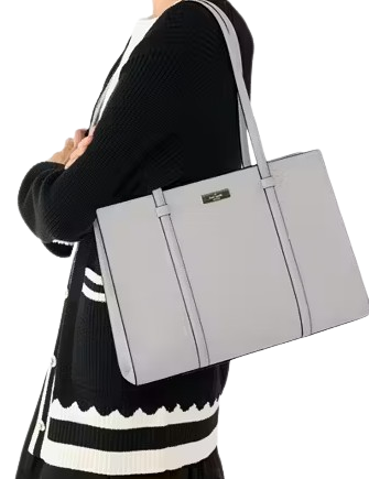 Kate Spade New York Kenzie Limited Edition Large Tote Platinum Grey