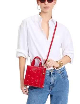 Kate Spade New York Key To My Heart Manhattan Mini Tote Cherry Rouge