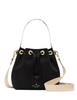 Kate Spade New York Kip Canvas Bucket Bag Black