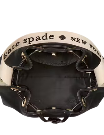 Kate Spade New York Kip Canvas Bucket Bag Black