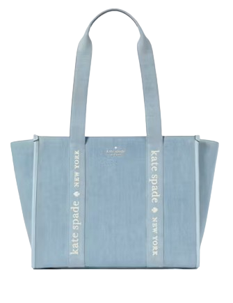 Kate Spade New York Kip Denim Large Tote Blue