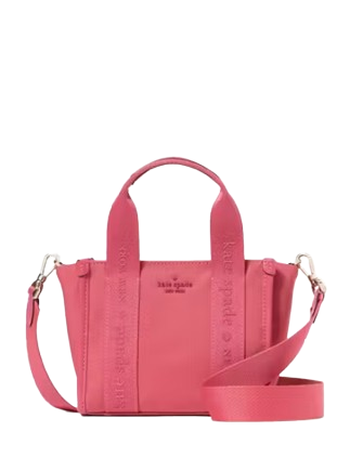 Kate Spade New York Kip Nylon Mini Tote Rose Oil