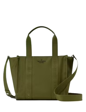 Kate Spade New York Kip Nylon Small Tote Enchanted Green