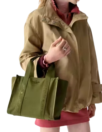 Kate Spade New York Kip Nylon Small Tote Enchanted Green