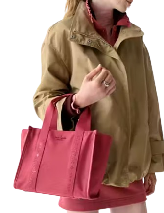 Kate Spade New York Kip Nylon Small Tote Rose Oil