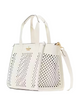 Kate Spade New York Kip Perforated Leather Small Tote Meringue
