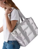 Kate Spade New York Kip Puffy Large Tote Silver