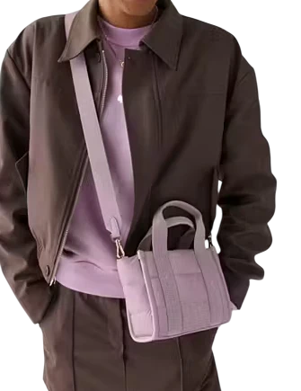 Kate Spade New York Kip Puffy Mini Tote Lavender Smoke