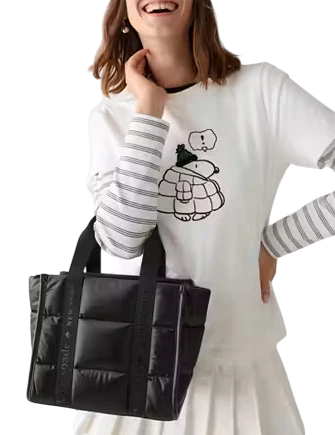 Kate Spade New York Kip Puffy Small Tote Black