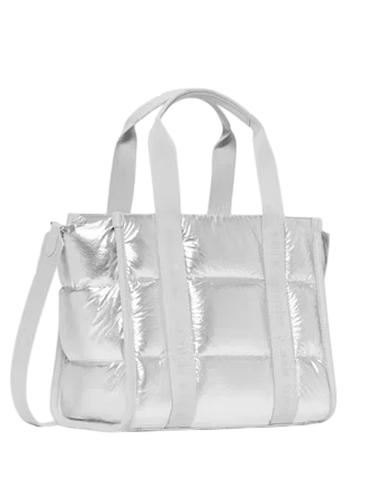 Kate Spade New York Kip Puffy Small Tote Silver