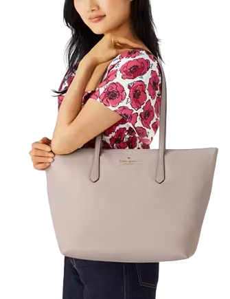 Kate Spade New York Kitt Nylon Medium Tote Cozy Grey
