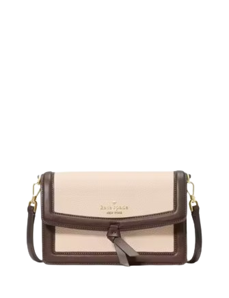 Kate Spade New York Knott Mini Flap Crossbody Milk Glass