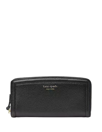Kate Spade New York Knott Slim Continental Wallet Black