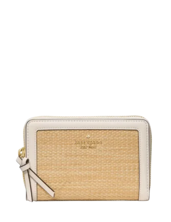 Kate Spade New York Knott Straw Medium Wallet | Brixton Baker Kate Spade New York Knott Straw Medium Wallet | Brixton Baker
