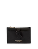 Kate Spade New York Knott Zip Card Holder Black