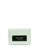 Kate Spade New York Label Card Case Trifold Wallet  Pistachio Ice