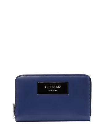 Kate Spade New York Label Medium Zip-around Wallet Deep Lake