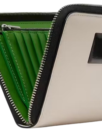 Kate Spade New York Label Medium Zip-around Wallet Parchment