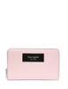 Kate Spade New York Label Medium Zip-around Wallet Pastry Pink