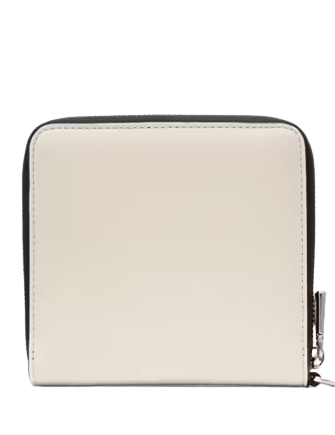 Kate Spade New York Label Small Compact Webbed Wristlet Parchment