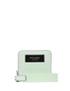 Kate Spade New York Label Small Compact Webbed Wristlet Pistachio Ice