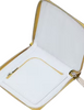 Kate Spade New York Label Small Compact Webbed Wristlet Tigers Eye