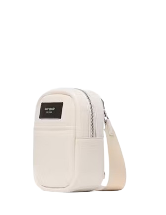 Kate Spade New York Label Small Convertible Crossbody Parchment