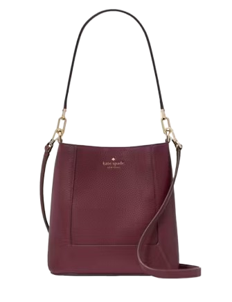 Kate Spade New York Lena Bucket Bag Cherrywood