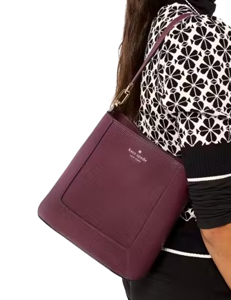 Kate Spade New York Lena Bucket Bag Cherrywood