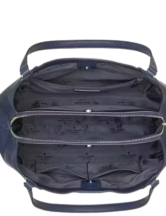 Kate Spade New York Lena Colorblock Large Triple Compartment Shoulder Bag Parisian Navy